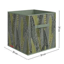 VAL GR-BOX-KSK Короба стеллажные, без крышки, 31*31*31 см, набор 3 шт., GREEN, шт
