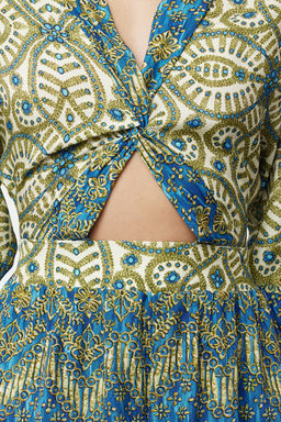 Etnik Desenli Dokuma Cut outl? Plaj Mini Tulum TBESS23EL00017