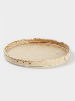 Тарелка с бортиком Magistro Organic brown, d=21.2 см, фарфор, бежевая  фото 3