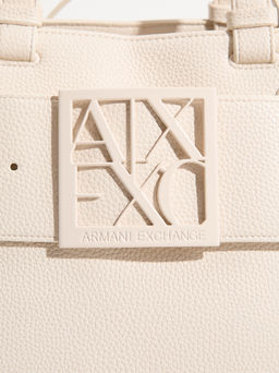 Женский тоут ARMANI EXCHANGE SUSIE Артикул 4368282, молочно-белый  фото 2