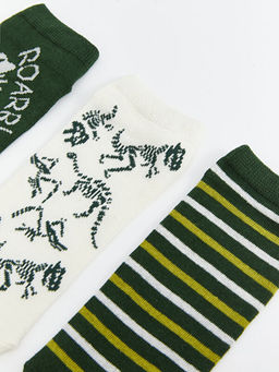 Desenli Erkek ?ocuk Patik ?orap 5li