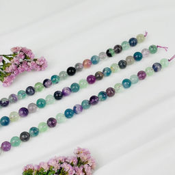 Бусины для украшений из Флюорита (32 бусины) 40 см