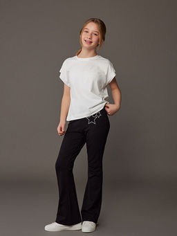 Beli Lastikli Ta?l? ?spanyol Pa?a K?z ?ocuk Tayt