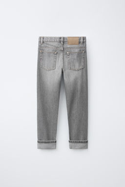 JEANS STRAIGHT / Gris medio - Zara фото 3