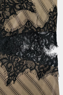 VESTIDO LENCERO CUT OUT ZW COLLECTION / Vis?n - Zara фото 8