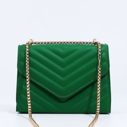 Сумка-мессенджер на магните, цвет зелёный