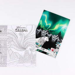 Цена за 10 шт. Блокнот раскраска А5 «Север»