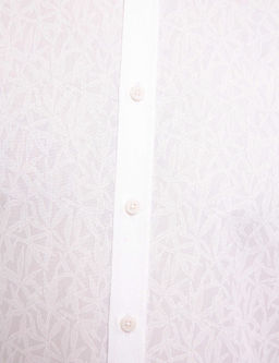 Белая приталенная рубашка с длинным рукавом - Cacharel фото 5