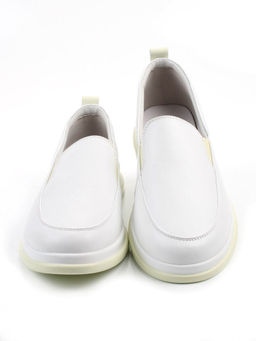 06-M27-6 WHITE Туфли женские (натуральная кожа)