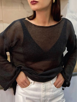 Свитер-паутинка