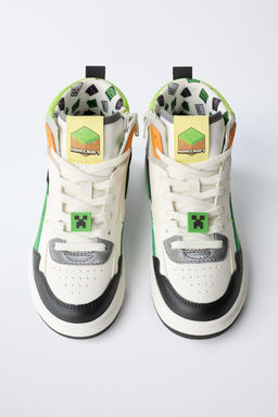 MINECRAFT  MOJANG AB.  HIGH-TOP SNEAKERS - Zara фото 5