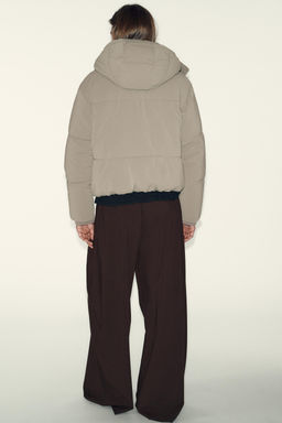 ANORAK CORTO CAPUCHA WATER REPELLENT WINDPROOF / Tostado - Zara фото 5