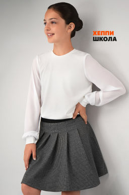 Блузка для девочки с длинным рукавом Happyfox