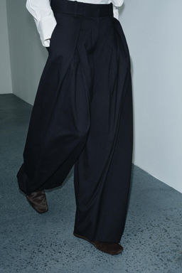 ZW COLLECTION WIDE-LEG TROUSERS WITH DARTS - Zara фото 5