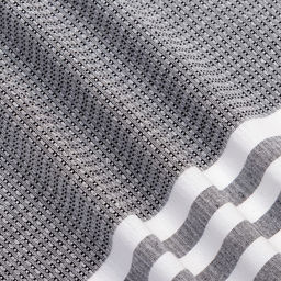 Пештемаль для пляжа, бани, сауны Waffle 100х180 см, серый - Lovelife фото 3