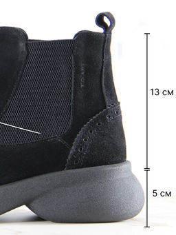 Челси 332.927bl. Черная замша/Байка