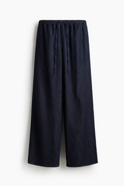 Pantal?n denim con cord?n de ajuste Feather Soft