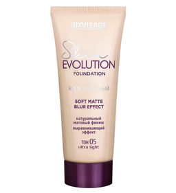 LuxVisage Крем тональный Skin EVOLUTION soft matte blur effect тон 05 ultra lightt 35мл