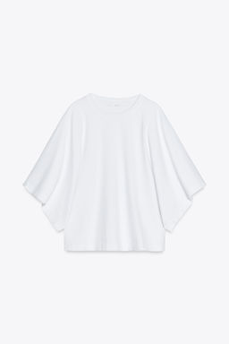 WASHED CAP SLEEVE T-SHIRT - Zara фото 26