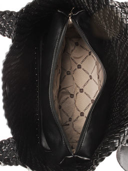 LACCOMA сумка СУ1033-черный эко кожа хлопок  фото 5