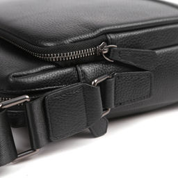 Сумка мужская, кожа, MIRONPAN 882184 Черный  фото 6