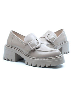 03-C1803-2 DK.BEIGE Лоферы женские (натуральная кожа)