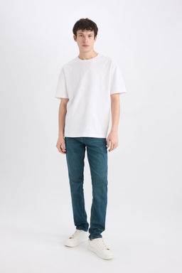 Pedro Slim Fit Джинсовые брюки узкого кроя с нормальной талией и узкими штанинами - Defacto фото 9