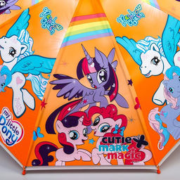 Зонт детский, 8 спиц 87см, My Little Pony - Hasbro фото 2