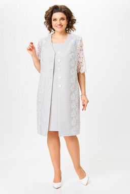 Костюм Svetlana Style 2211 серый лен