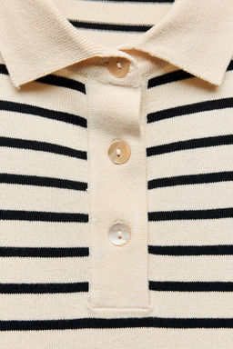 BASIC PLAIN KNIT POLO SHIRT - Zara фото 8