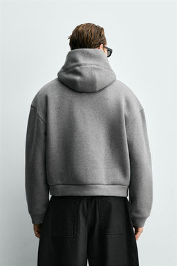 COMPACT BOXY FIT HOODIE - Zara фото 3
