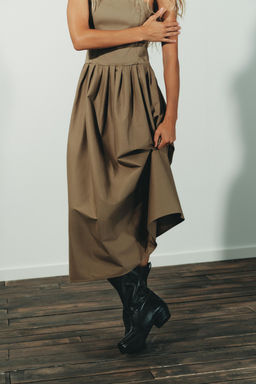 STRAPLESS MIDI DRESS - Zara фото 4