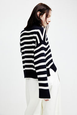 Jersey de punto fino con cuello perkins - H&m фото 3