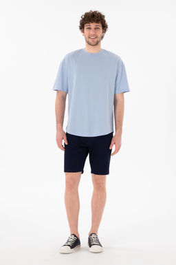 Erkek Long Fit Bisiklet Yaka A__k Mavi Basic Ti__rt Sepette S_rpriz _ndirim - U.s. polo assn фото 5