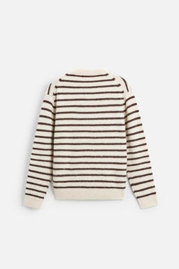 TEXTURED STRIPE SWEATER - Zara фото 6