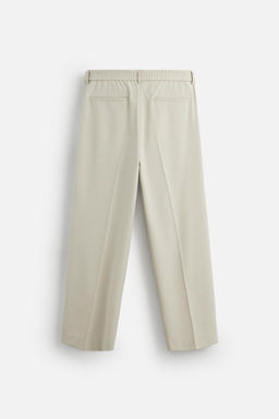 WIDE FIT PLEATED TROUSERS - Zara фото 8