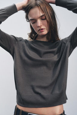 BASIC WOOL BLEND SWEATER - Zara фото 2