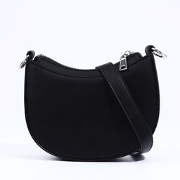 Сумка-багет на молнии, цвет чёрный - Simaland фото 5