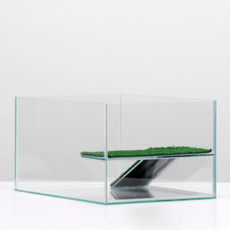 Террариум для черепах 25 литров, без крышки с полкой и лесенкой, 40 х 29 х 22 см - Пижон фото 3