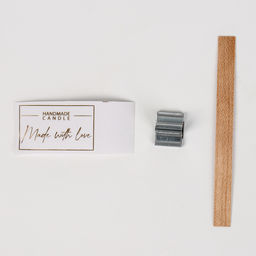 Свеча своими руками. Создание ароматической свечи с сухоцветами Зеленое яблоко, набор для творчества