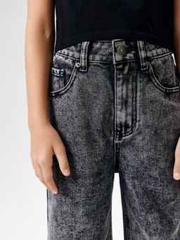 ACOOLA / Брюки джинсовые детские для девочек Surya серый  фото 5