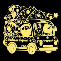 Светящийся пазл Новогоднее путешествие, 78 деталей - Puzzle time фото 3