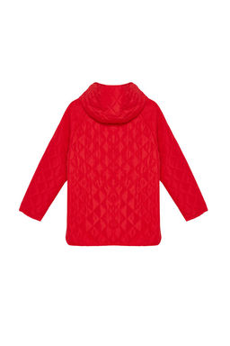 TRENDYOLMILLA Gri Kapusonlu Su Itici Kapitone Mont TWOAW23MO00131 фото 29