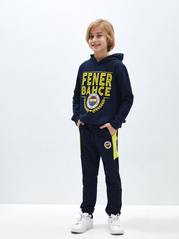 Beli Lastikli Fenerbah?e Bask?l? Erkek ?ocuk Jogger E?ofman Alt?