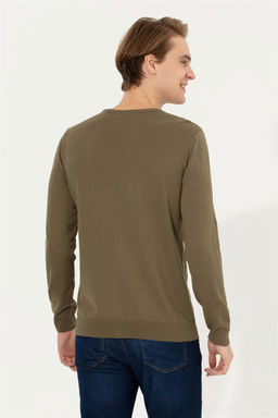 Мужской базовый свитер кокосового цвета Неожиданная скидка в корзине - U.s. polo assn фото 5