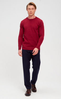 Джемпер мужской однотонный F310-0502 красный - Primm фото 2