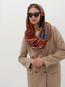 Тонкий, мягкий двусторонний палантин из тонкой шерсти - Tantino фото 4