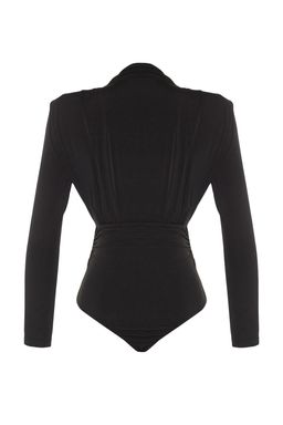 Siyah Drapeli C?tc?tl? Orme Body TPRAW23BD00048