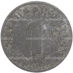 Монета 1 рейхспфенниг 1940 года G Германия