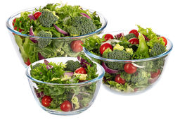 Набор 3 салатников 800 мл, 1050 мл, 1,6 л Crystal glass стекло - Elan gallery фото 13